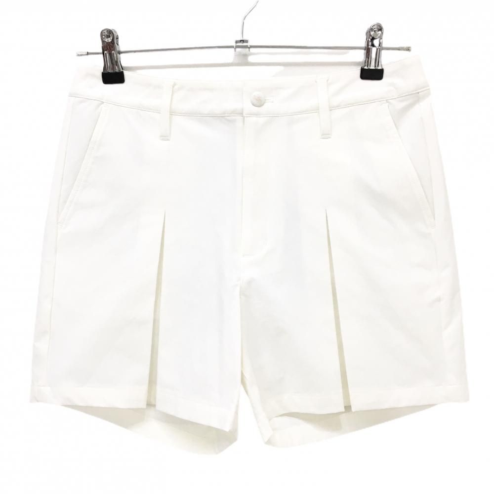 MUスポーツ ショートパンツ ライトパープル×白 ボーンワッペン ストレッチ 冷感 レディース 44(XL) ゴルフウェア M・U SPORTS 新品MUスポーツ ショートパンツ ライトパープル×白 ONLINE SHOP レディース（ブランドM・Uスポーツ）（スポーツ