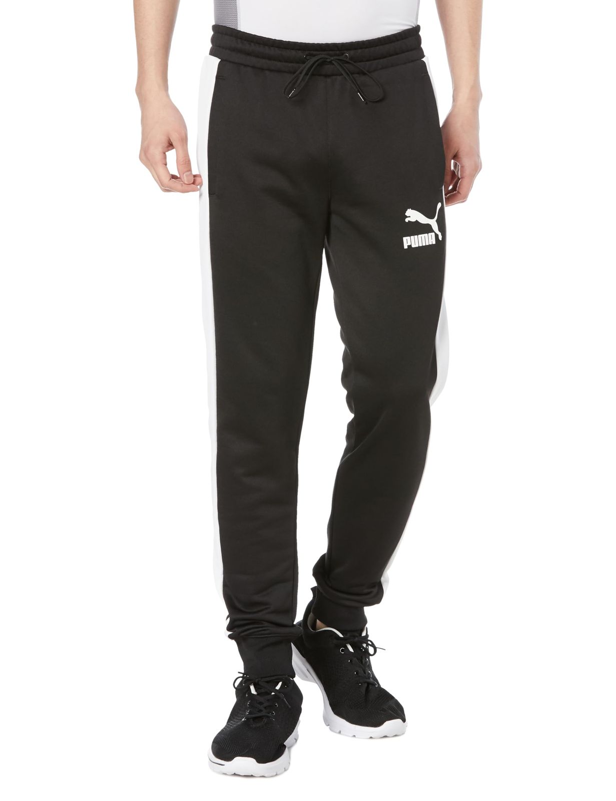 [プーマ] ロングパンツ スウェット ジャージ ICONIC T7 トラックパンツ PT 531390 メンズ 24年春夏カラー ブラック(01) [24年春夏カラー プーマ ブラック(01)] [Free Size]
