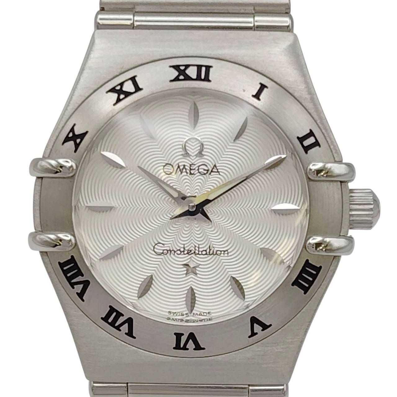 S-06930 OMEGA オメガ 2005年製 1562.31 コンステレーション ミニ マイチョイス レディース クォーツ 腕時計 シルバー文字盤 箱・保証書・余りコマ付き【ジャンク品】現状品 80