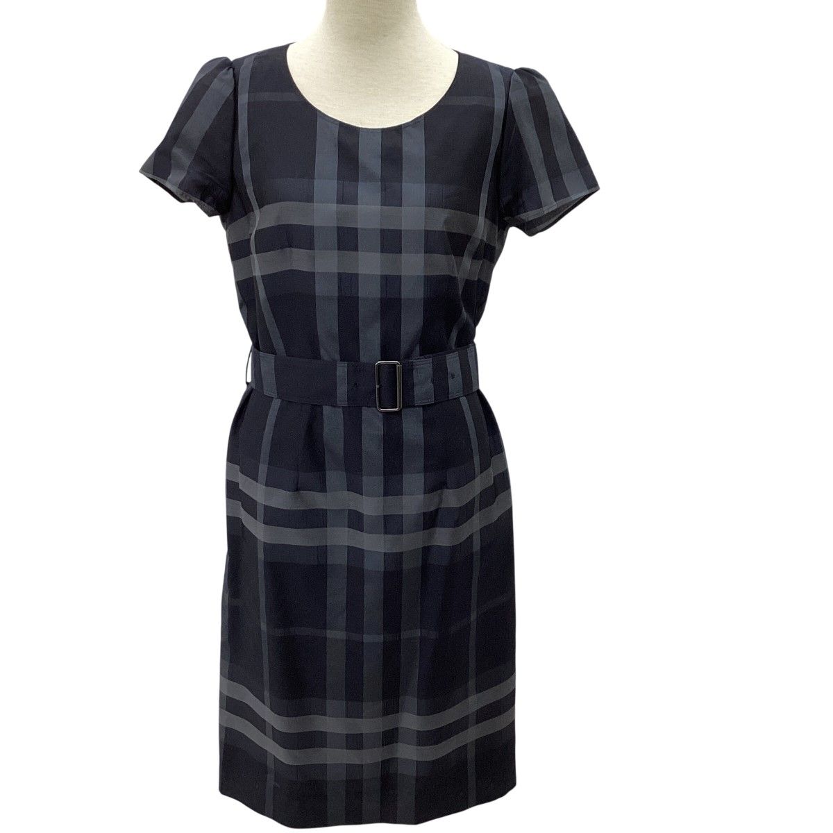 BURBERRY LONDON バーバリーロンドン レディース ワンピース SIZE 38 ネイビー