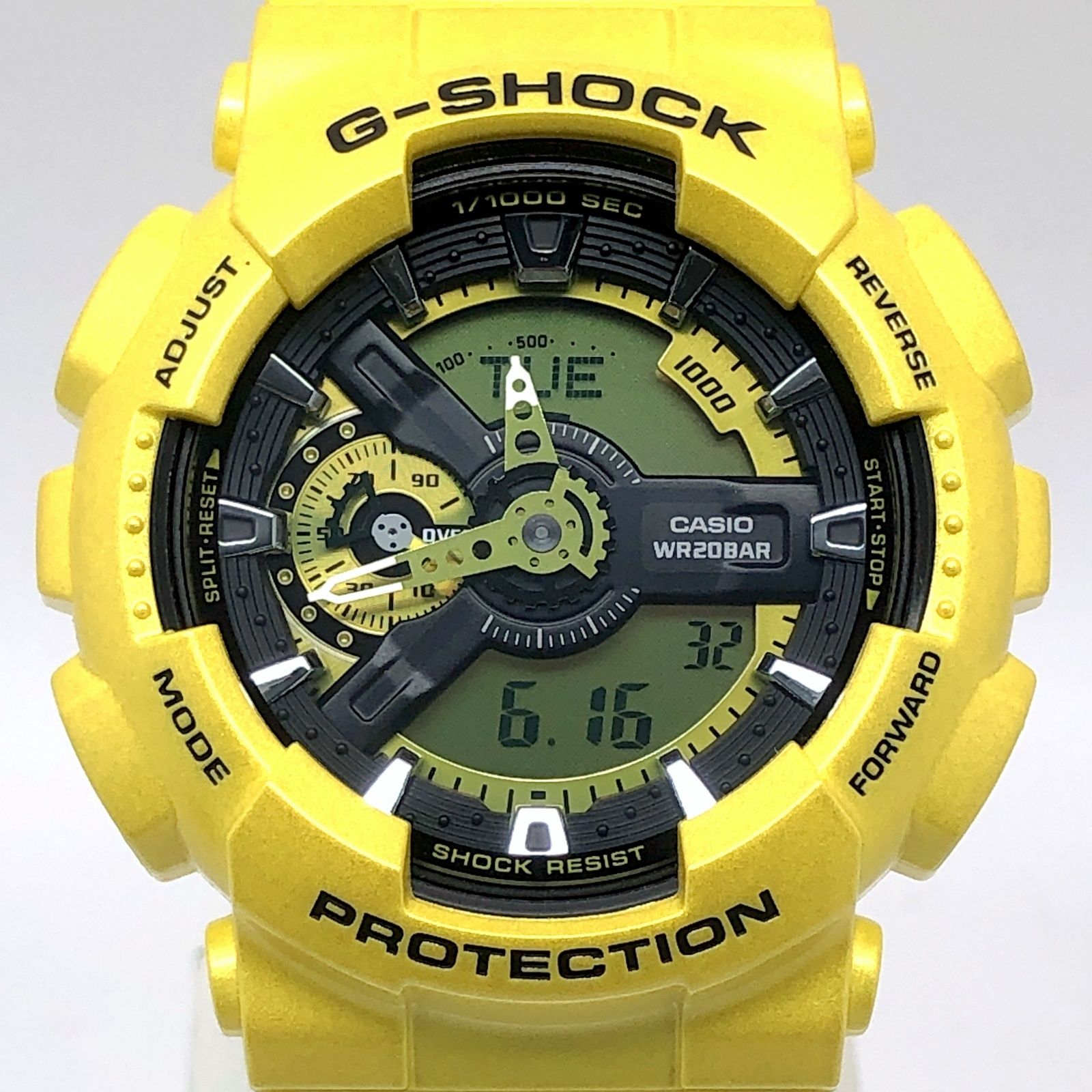 G-SHOCK ジーショック GA-110NM-9 ビッグケース ビッグフェイス アナデジ メタリック イエロー ブラック 2015年7月発売