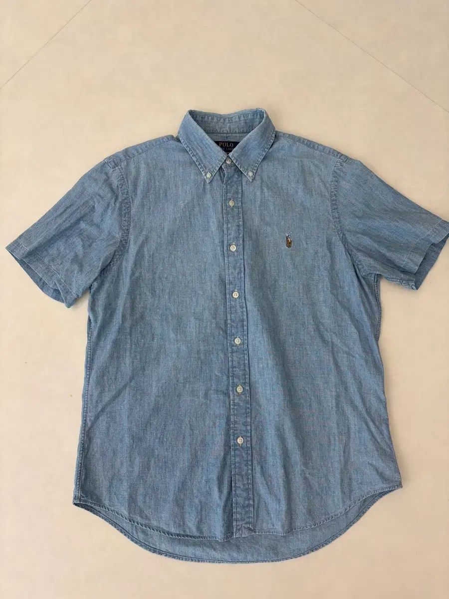 百貨店購入正規品 ポロ デニム 半袖シャツ クラシックフィット M (100 105)