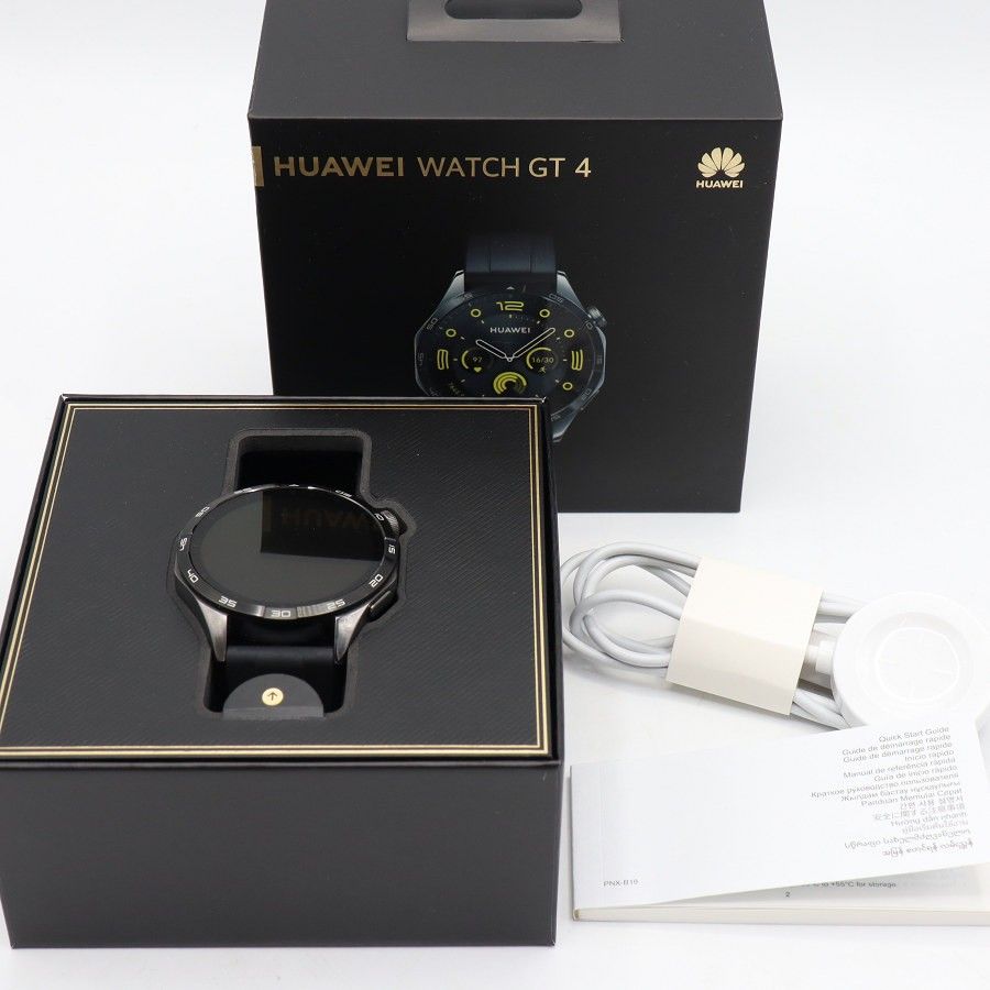 HUAWEI WATCH GT4 46mm PNX-B19 ブラック スマートウォッチ ファーウェイウォッチ 本体