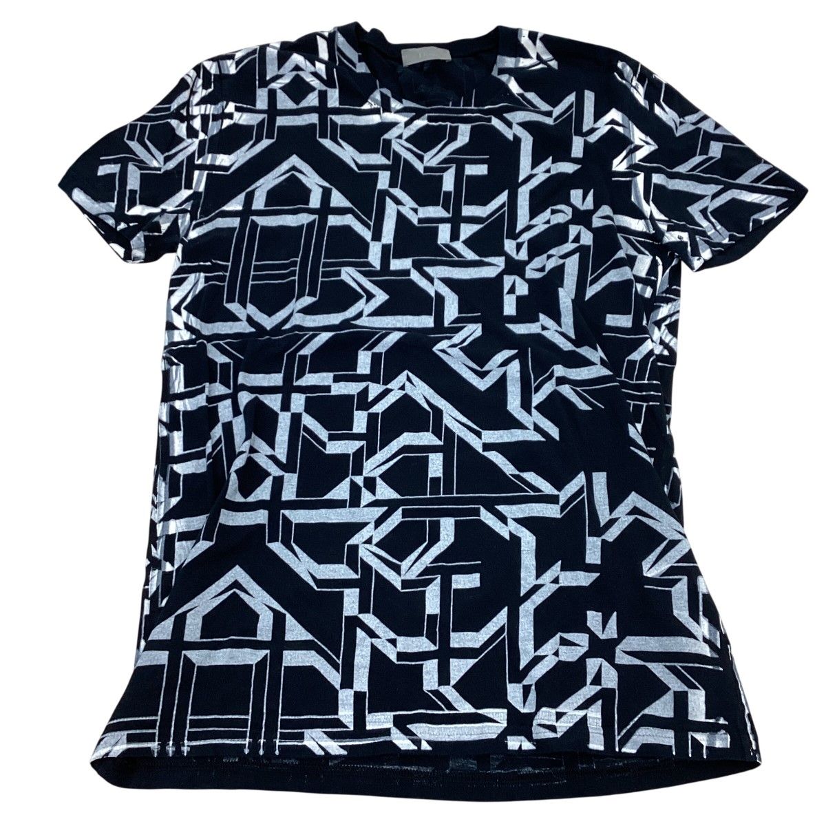 Christian Dior クリスチャンディオール メンズ Tシャツ SIZE XS ブラック×ホワイト