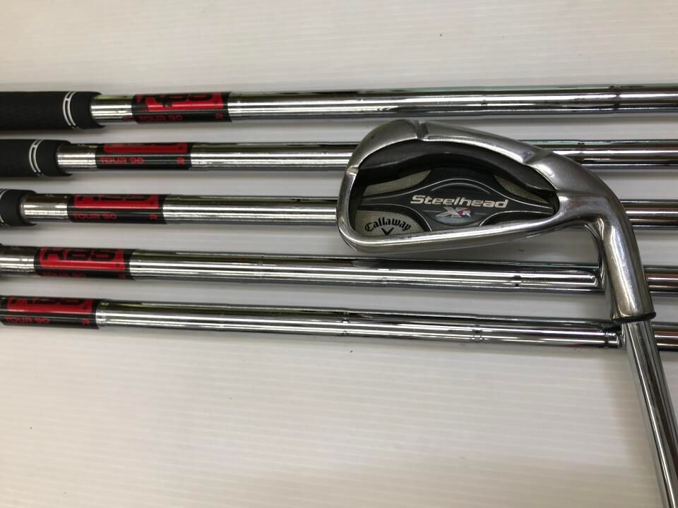 キャロウェイ Steelhead XR KBS TOUR 90 Rフレックス アイアンセット