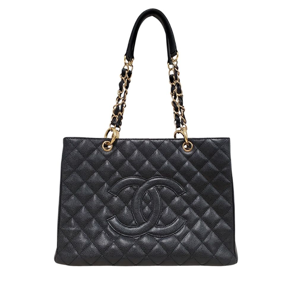 【中古】シャネル CHANEL キャビアスキン GSTトートバッグ A50995 トートショルダーバッグ/MA2512013