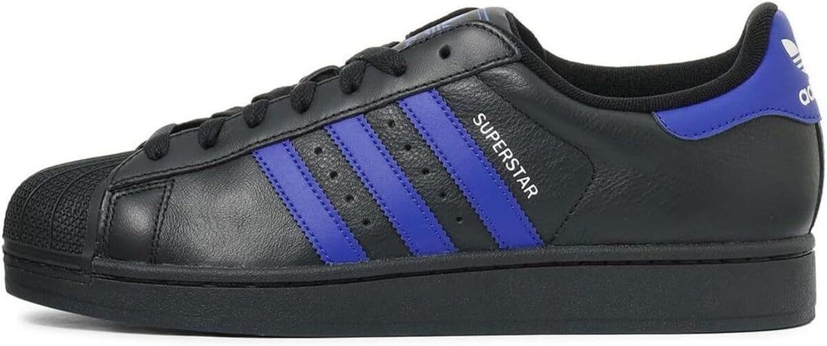[アディダス] スーパースター II SUPERSTAR II コアブラック/ブルー/フットウェアホワイト JR1632 27.0cm [27.0 cm]