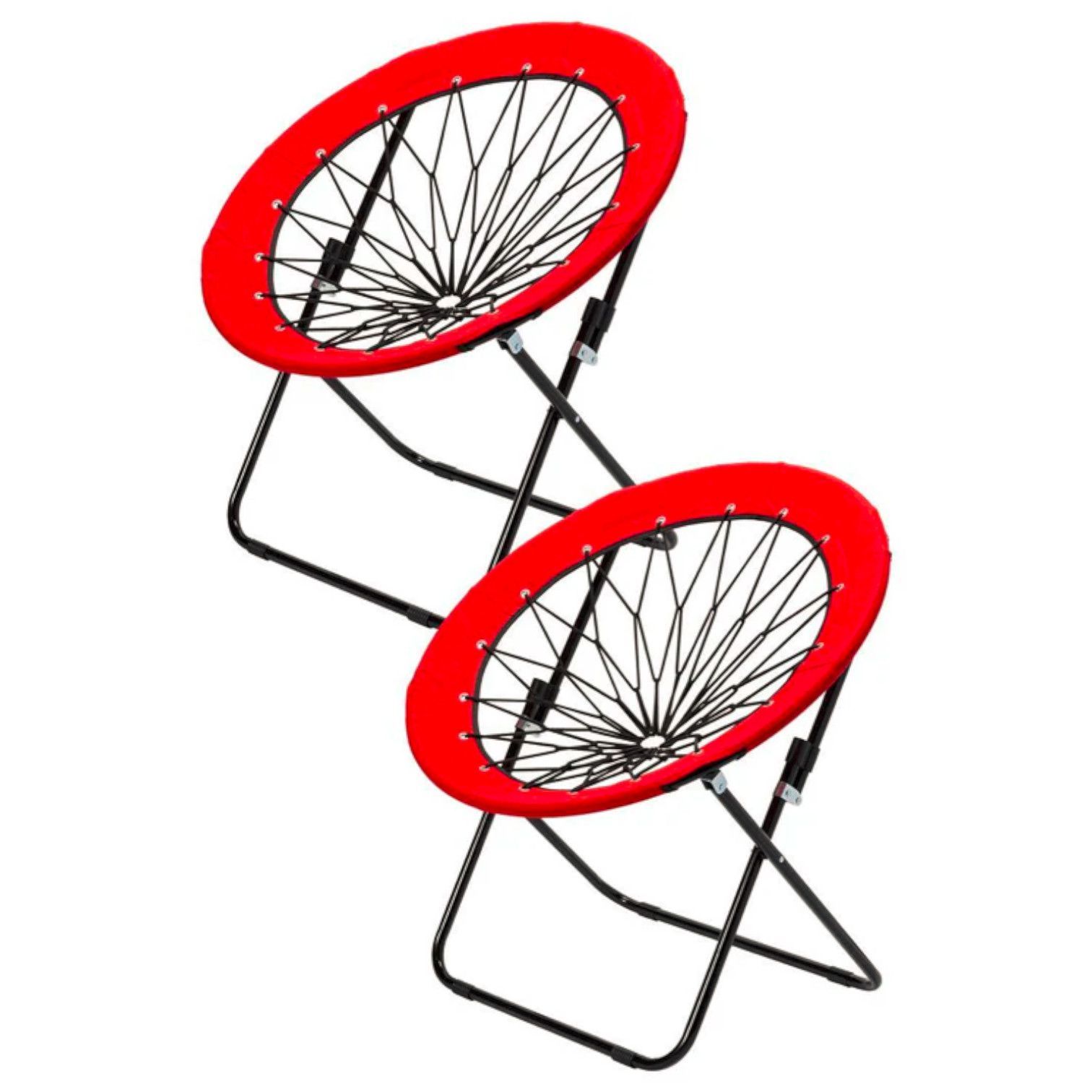 #2078 ハンモックチェア 2脚セット レッド 無重力 折りたたみ 耐荷重100kg コンパクト アウトドア キャンプ ※一部地域離島別途配送料有