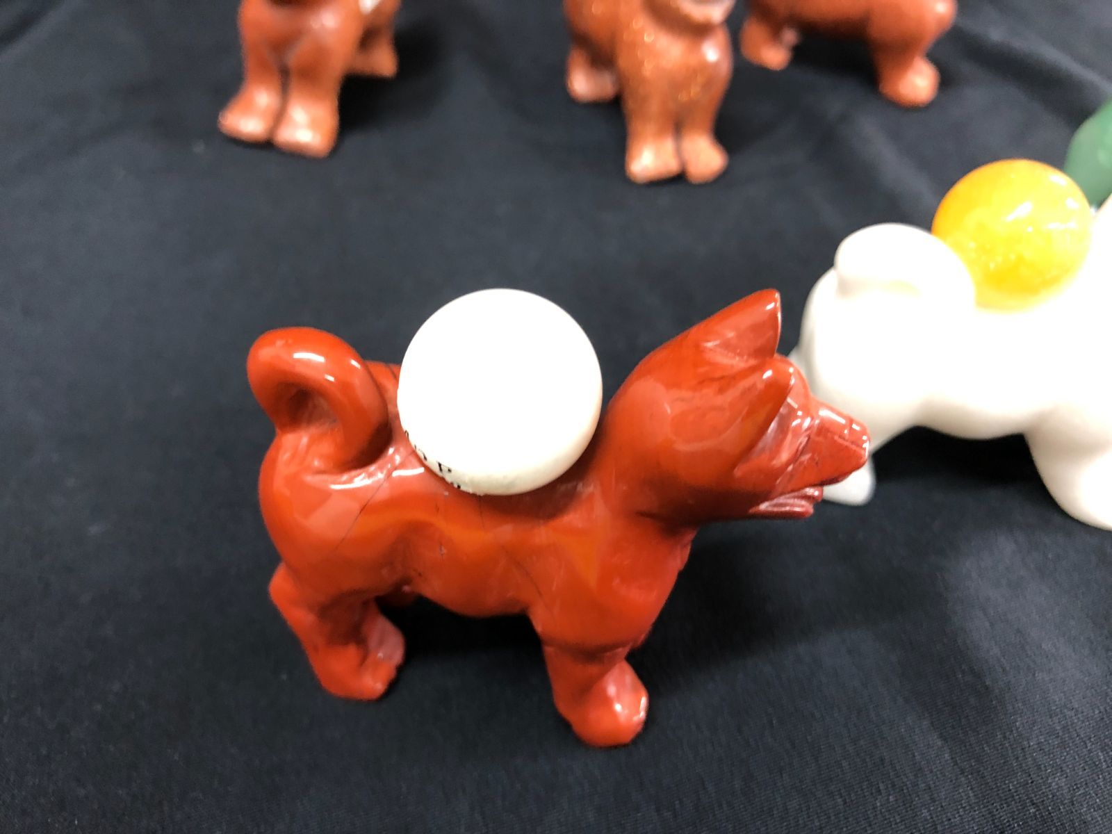 天然石彫刻/戌いぬBOX（玉乗せタイプ） - メルカリ