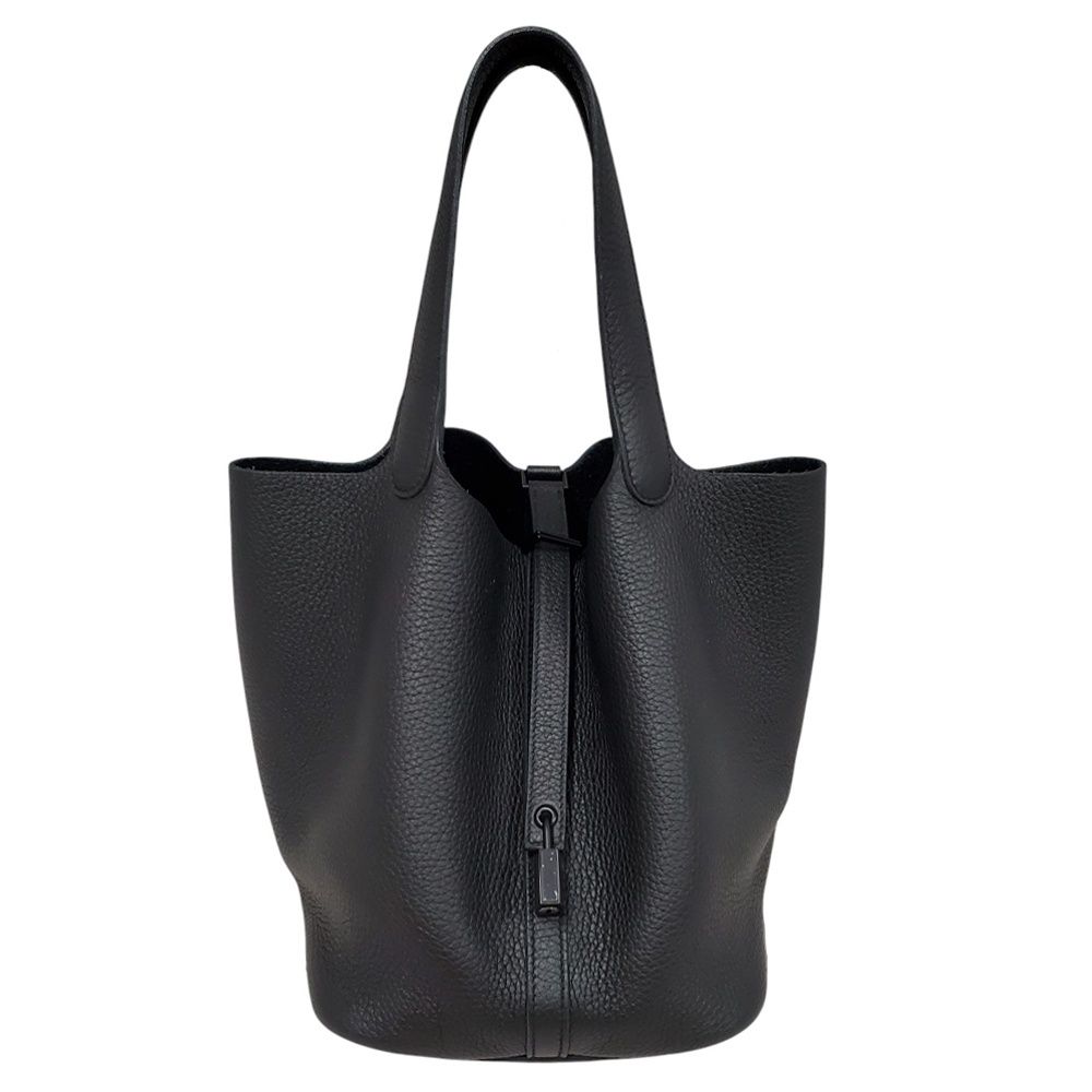 【中古】エルメス HERMES ピコタンロックMM モノクローム トリヨン ノワール ブラック金具 Z刻印/MA2311013