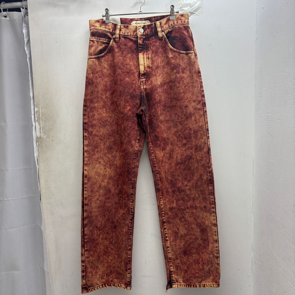 NAMACHEKO ナマチェコ Warkworth Straight-Leg Jeans ストレートデニム C1913 01 64342 オレンジ系 size:S【中目黒B06】