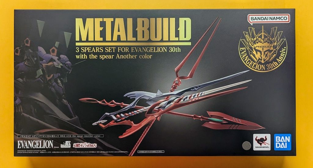 BANDAI SPIRITS METAL BUILD エヴァンゲリオン3本の槍セット 30th with the spear Another color
