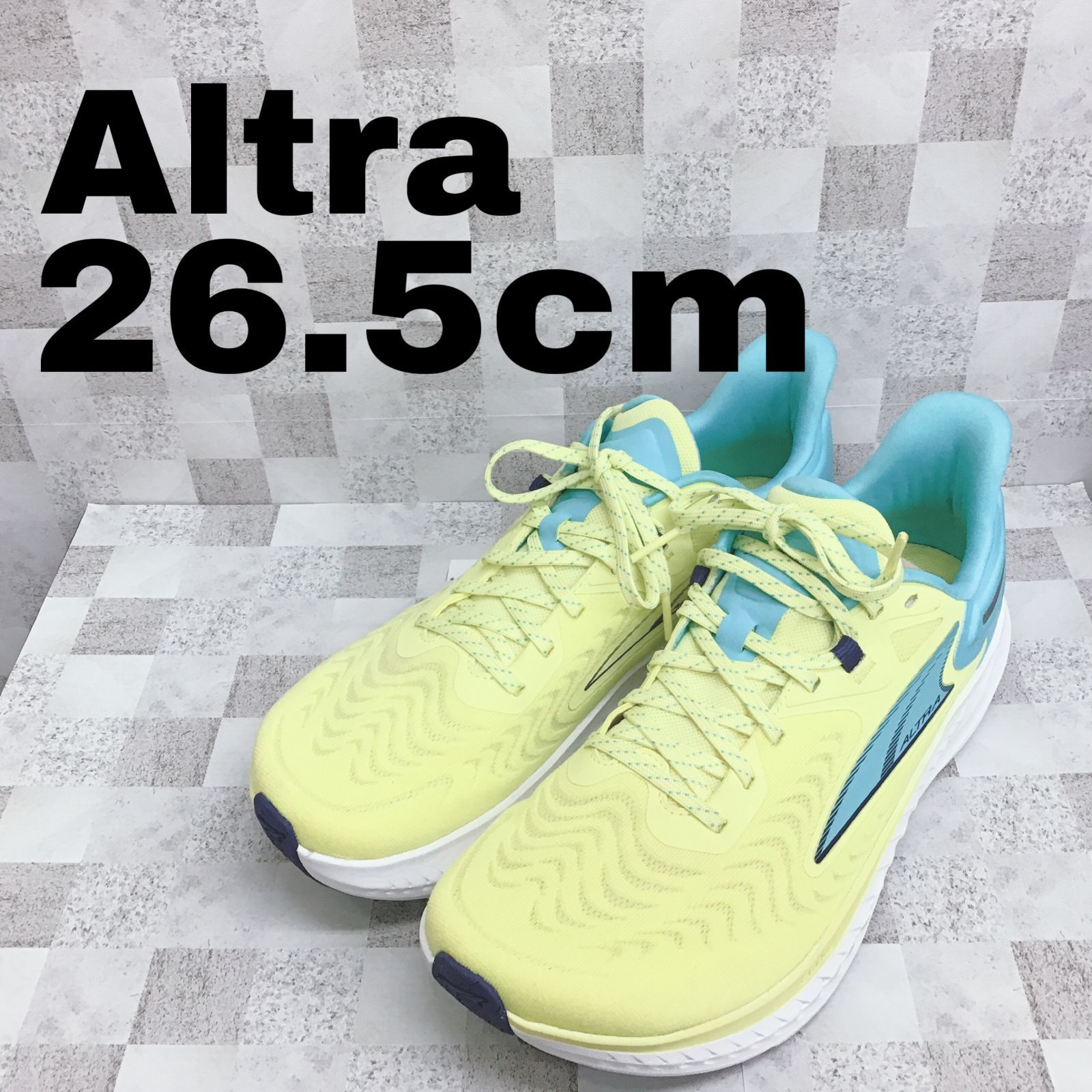 Altra ランニングシューズ イエローグリーン ターコイズ 26.5cm 23