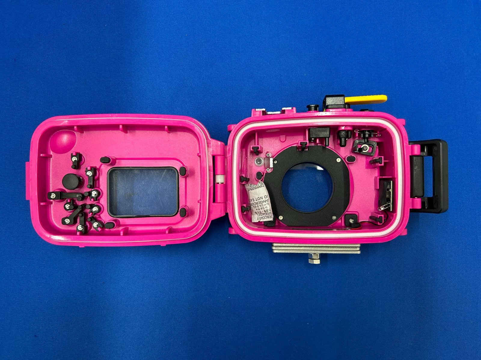 中古品】Sea frogs オリンパス OLYMPUS TG-4用 ピンク 水中ハウジング
