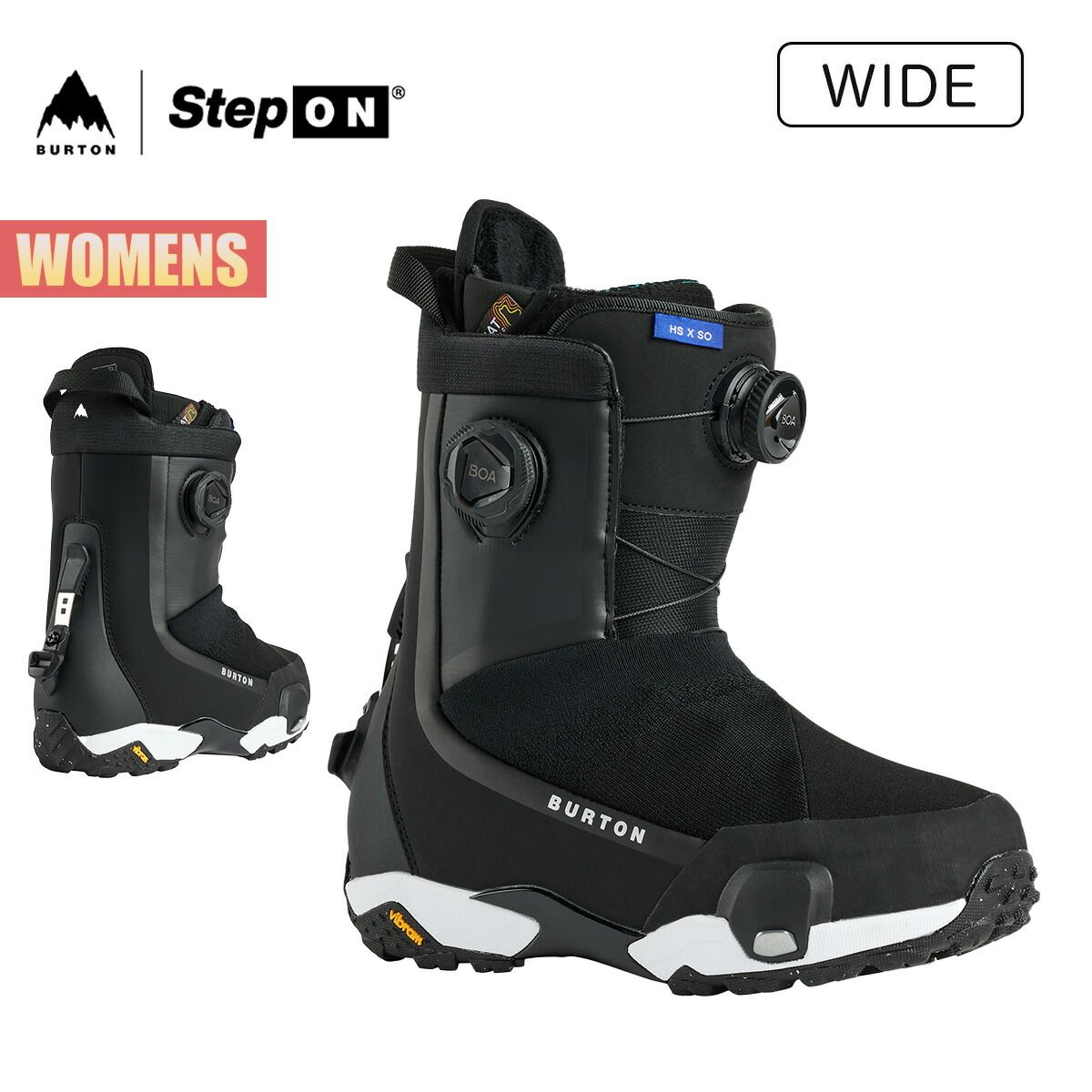 バートン ステップオン ブーツ レディース 25-26 Burton ハイショット X ワイド W26JP-303021 Womens Highshot X Step On Wide ウィメンズ アジアンフィット 幅広 BOA スノーボードギア 正規品