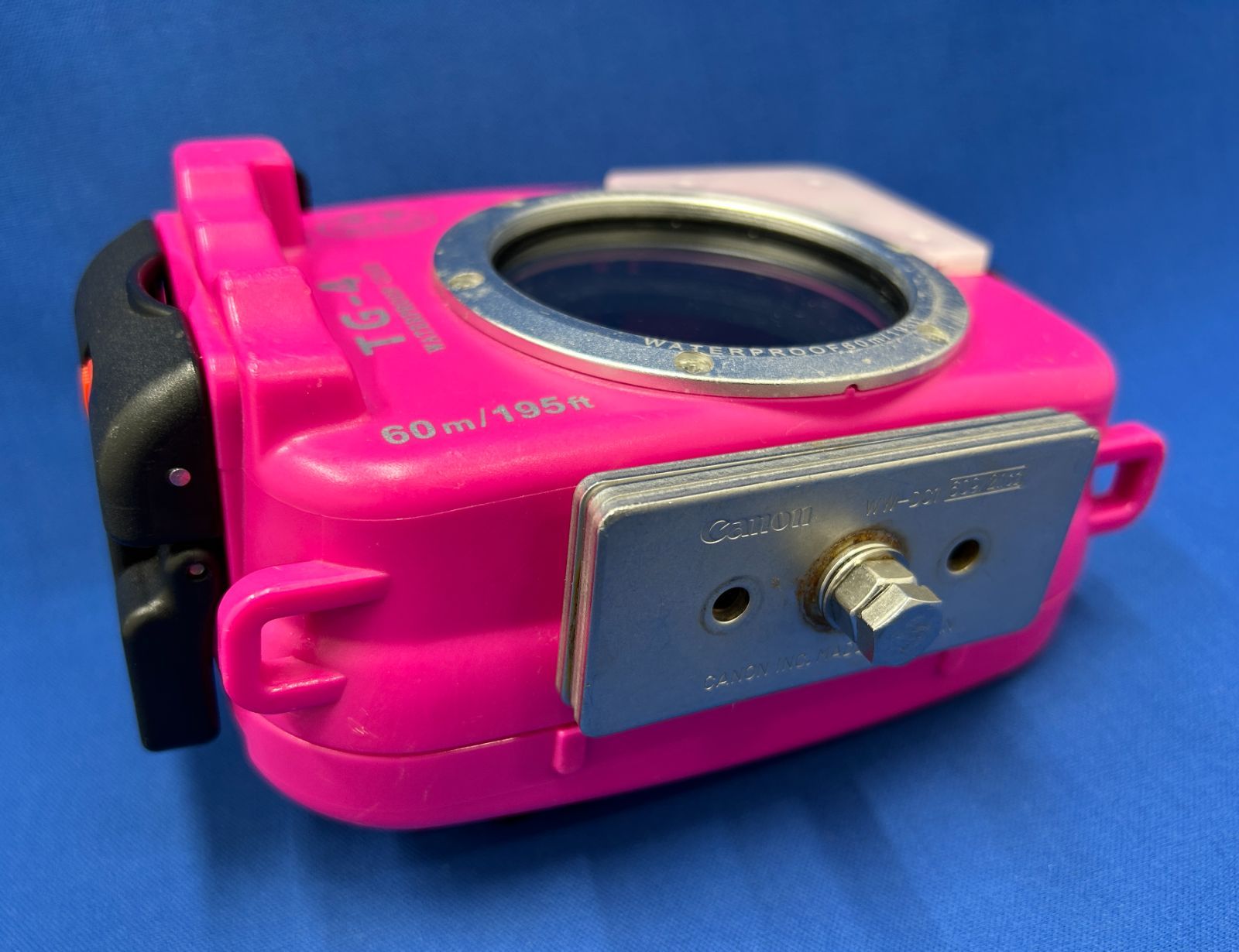 中古品】Sea frogs オリンパス OLYMPUS TG-4用 ピンク 水中ハウジング