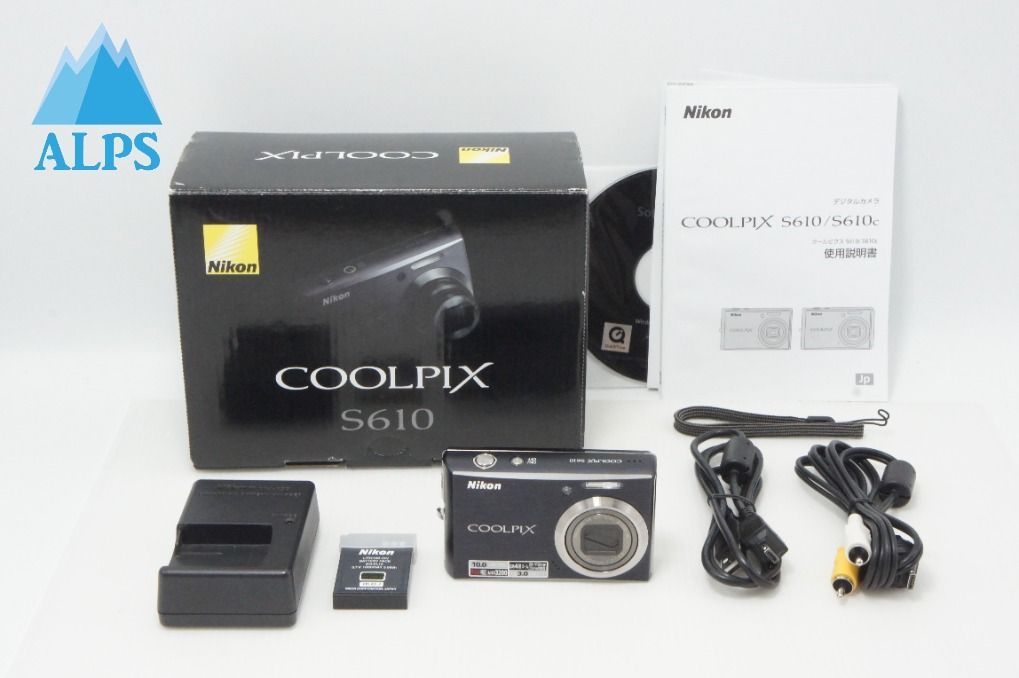 Nikon ニコン COOLPIX S610 コンパクトデジタルカメラ オーシャンブラック 元箱付 260618h