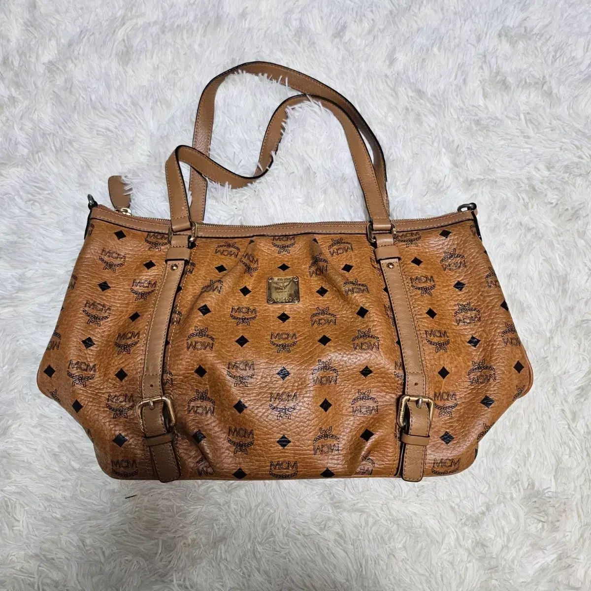 MCM(エム シー エム) ヴィセトス クロスバック トートバッグ