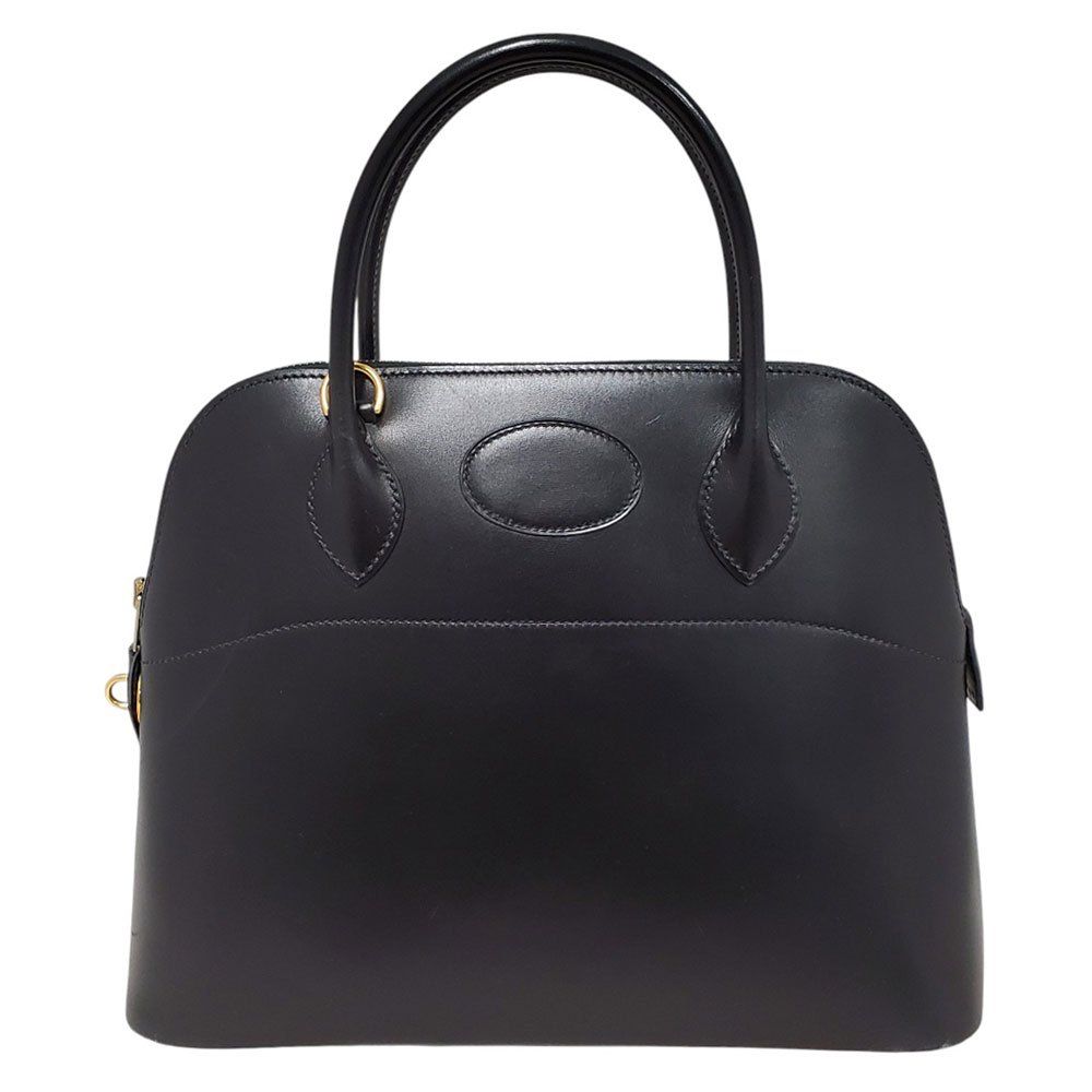 【中古】エルメス HERMES ボリード31 ボックスカーフ ノワール G金具 〇Z刻印/MA2512008