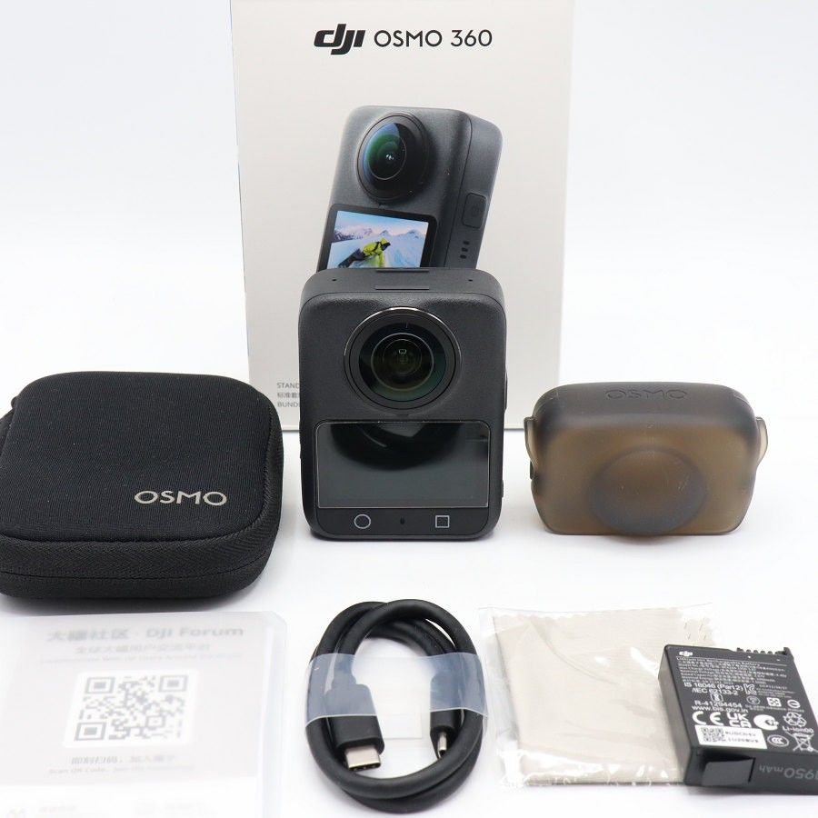 【美品】DJI Osmo 360 スタンダードコンボ OQA004 360度アクションカメラ 8K ディージェイアイ オズモ 本体