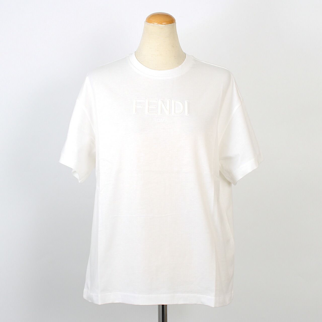 フェンディ FENDI 半袖Tシャツ FENDI KIDS ROMA LOGO T-SHIRT [フェンディキッズ] レディース JUI201 7AJ
