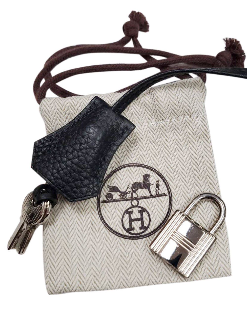 【中古】エルメス HERMES ボリード31 ノワール トリヨン SV金具 Y刻印/MA2408008