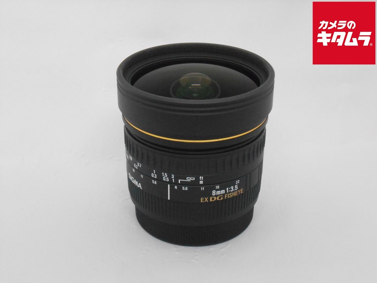 【中古】 【並品】 シグマ 8mm F3.5 EX DG CIRCULAR FISHEYE CANON