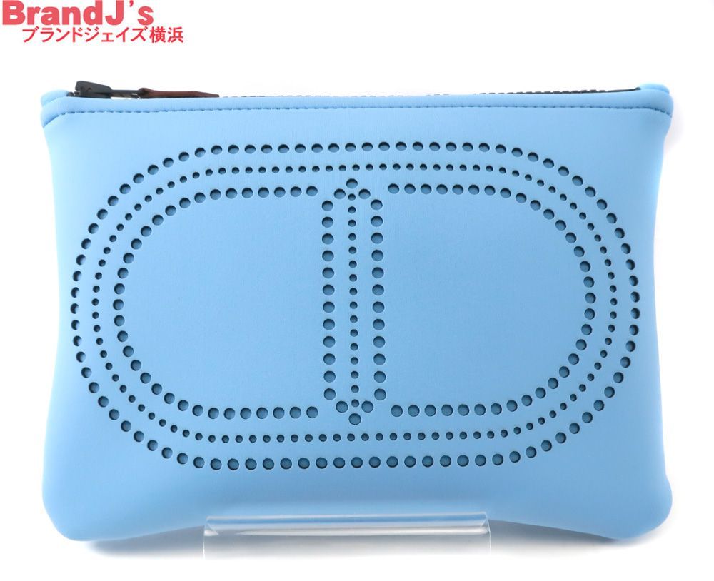 未使用 エルメス ネオバンPM マイヨン マラン ペルフォレ ポーチ HERMES /34818
