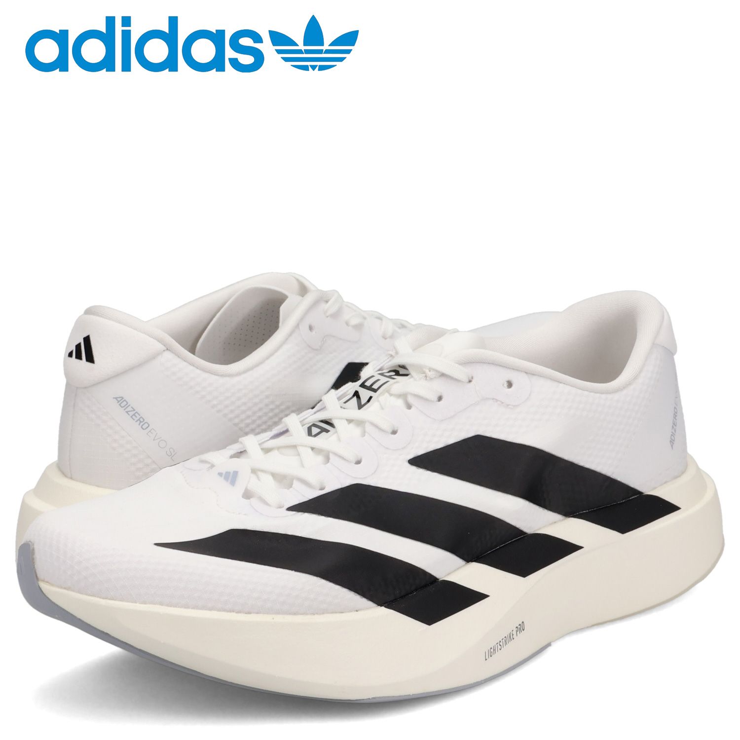 アディダス adidas スニーカー アディゼロ EVO SL ウーブン メンズ ADIZERO EVO SL WOVEN JR1912