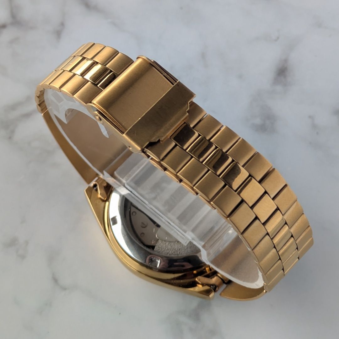 稼働品 SEIKO セイコー5 自動巻き ヴィンテージ シルバー文字盤