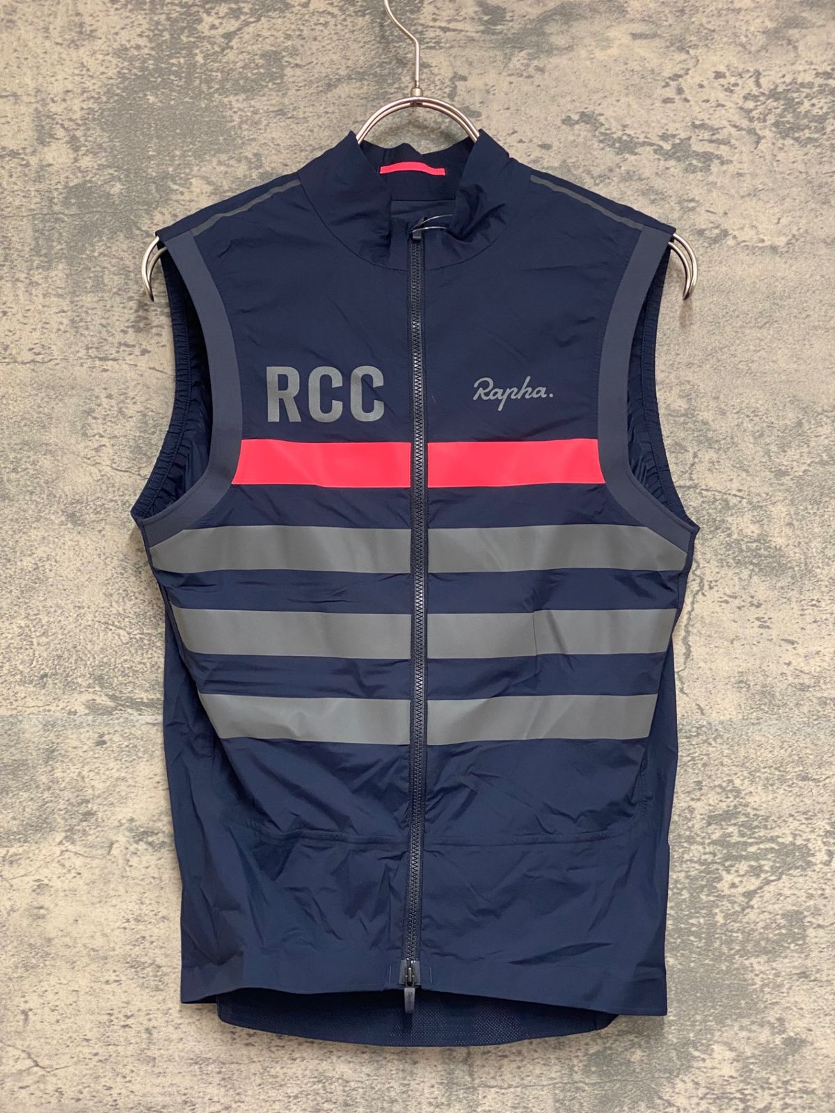 KA314 ラファ Rapha RCC PRO TEAM LIGHTWEIGHT GILET ジレ サイクルベスト 濃紺 S
