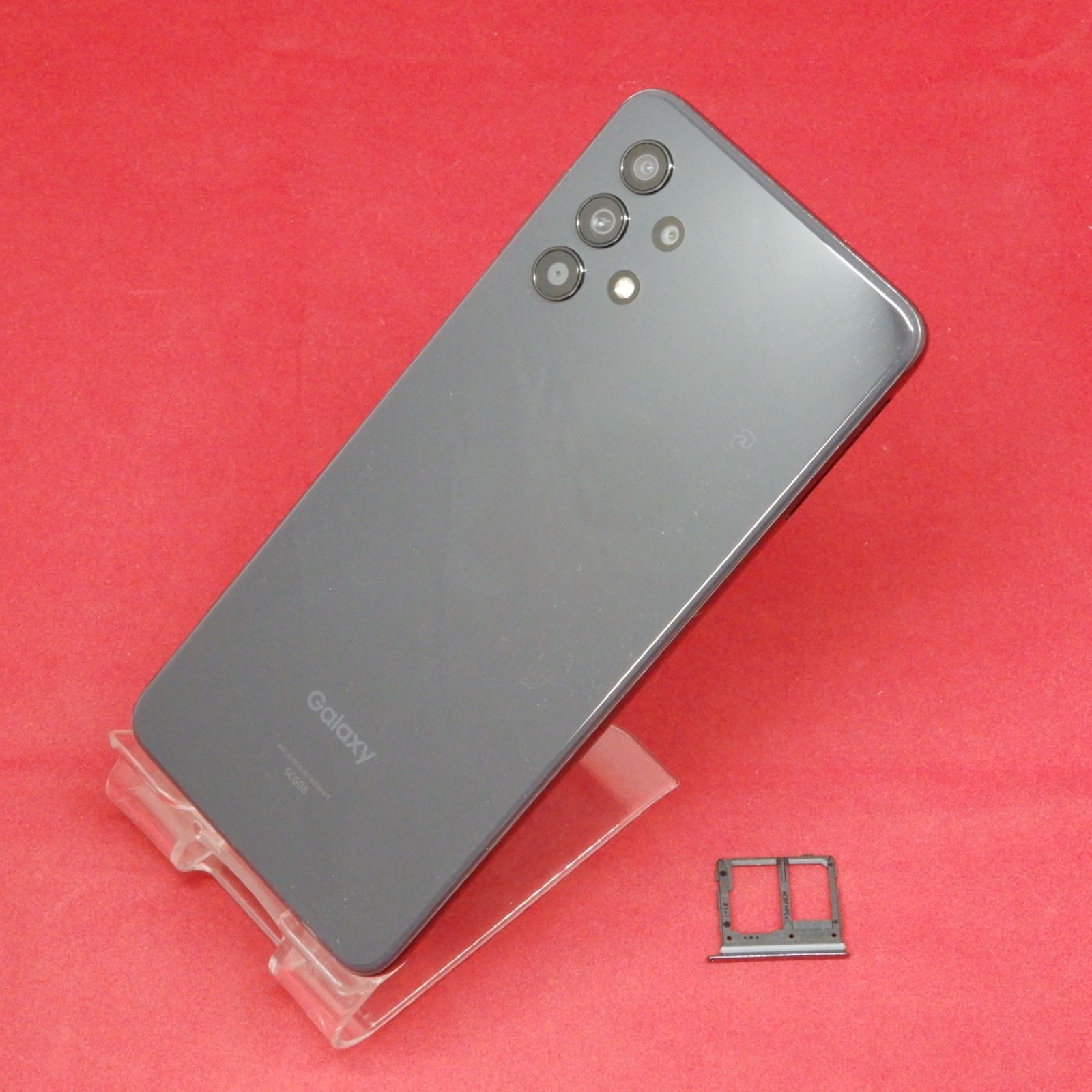 SAMSUNG Galaxy A32 SCG08 5G対応 auSIMロック解除済 オーサムブラック