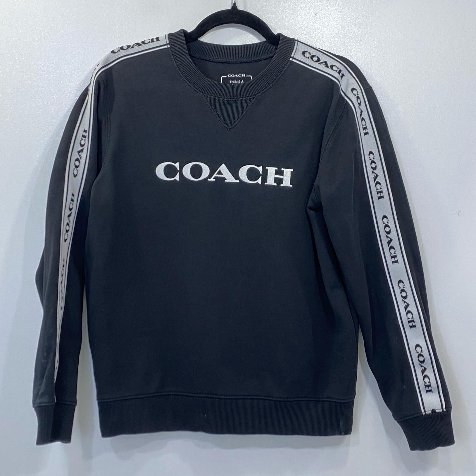 【姫路東店】 中古 COACH | コーチ スウェット エッセンシャル クルーネック C8785 ブラック サイズ：S 【135】