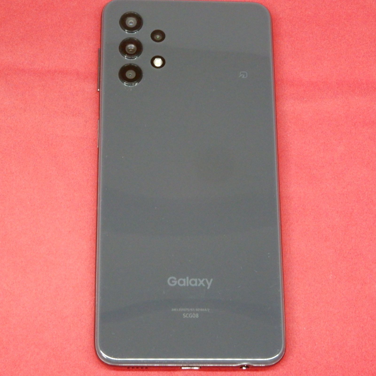 SAMSUNG Galaxy A32 SCG08 5G対応 auSIMロック解除済 オーサムブラック