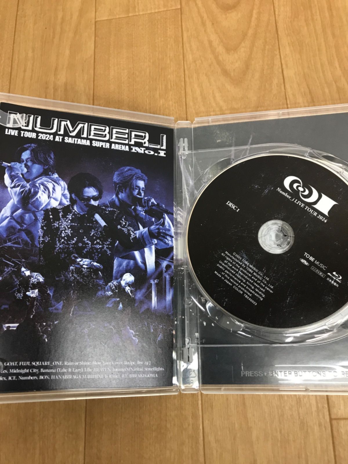 ☆①【Blu-ray】Number_i LIVE TOUR 2024 No.I 通常版《HU19L》51762 