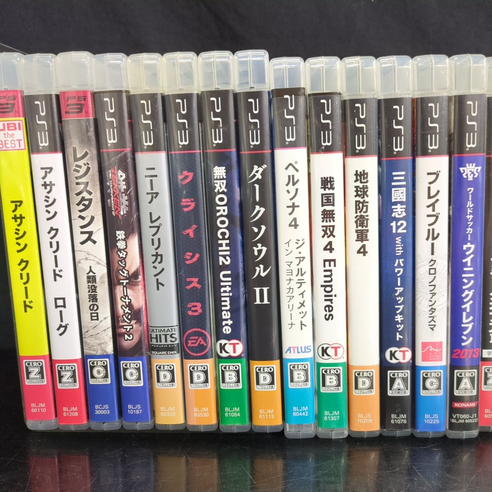 D45421】PS3 ゲームソフト 52本セット 大量まとめ売り 動作未確認