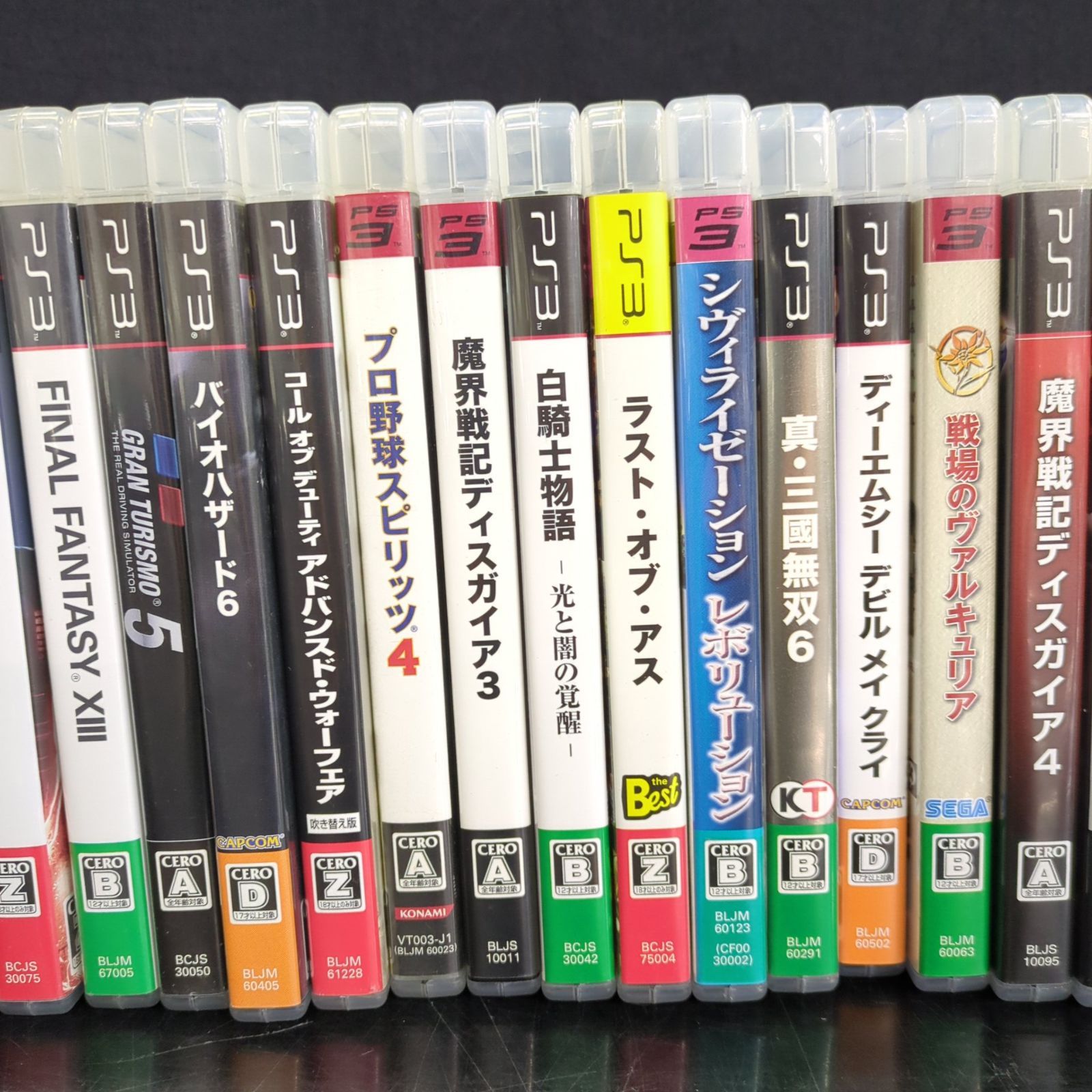 D45421】PS3 ゲームソフト 52本セット 大量まとめ売り 動作未確認
