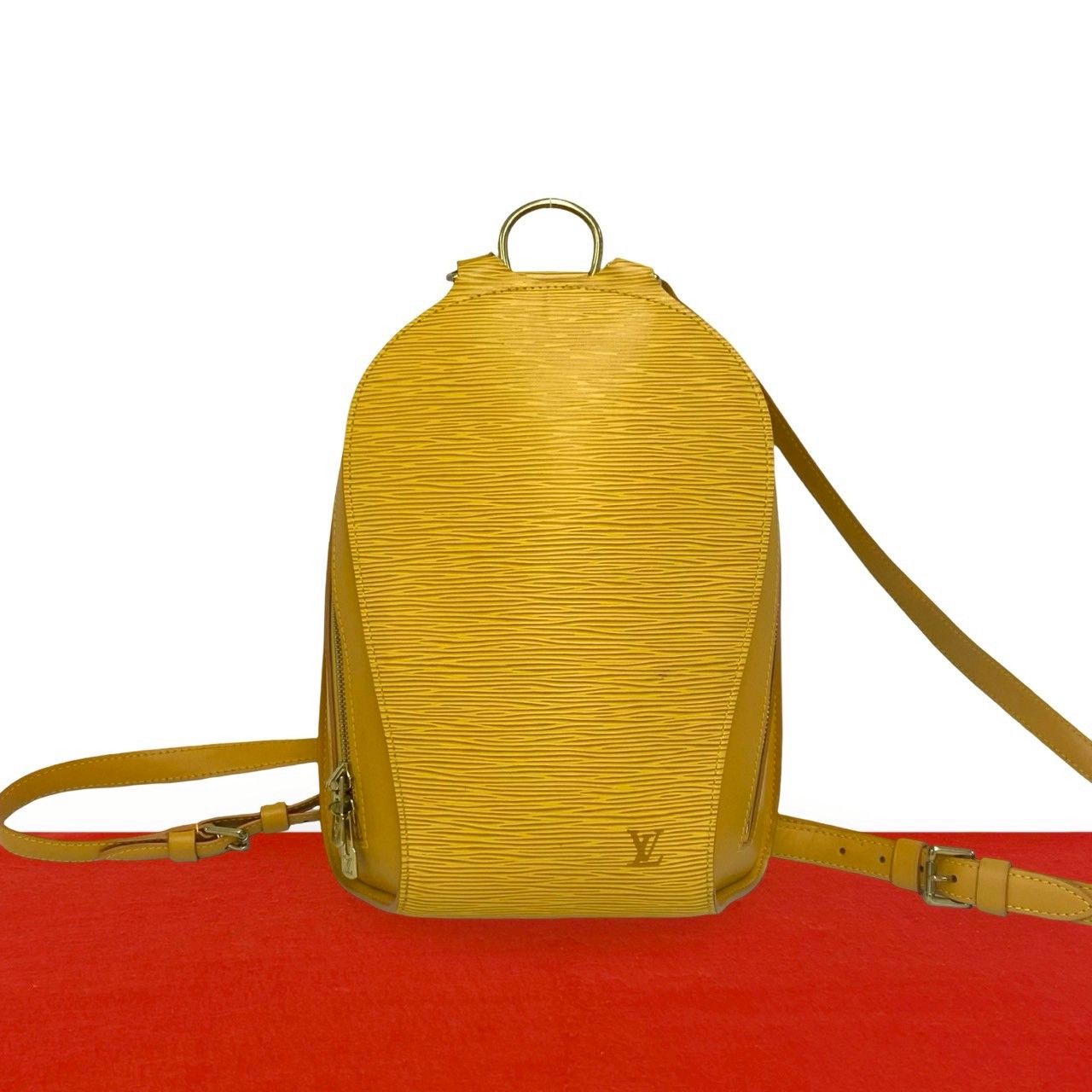 Louis Vuitton エピレザー バックパック イエロー 極 美品 LOUIS VUITTON ルイヴィトン ヴィンテージ マビヨン エピ