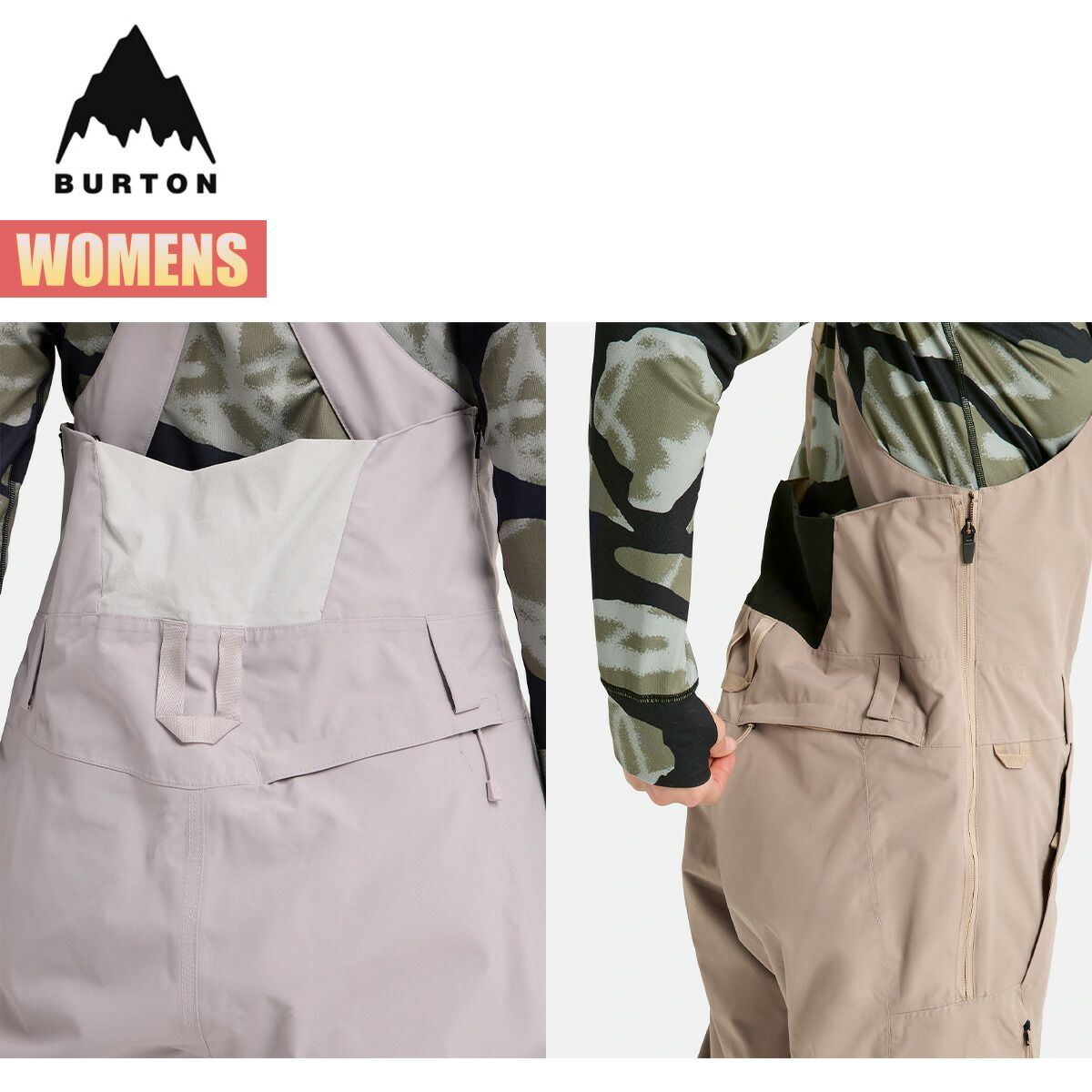 バートン スノーボードウェア レディース ビブパンツ 25-26 Burton