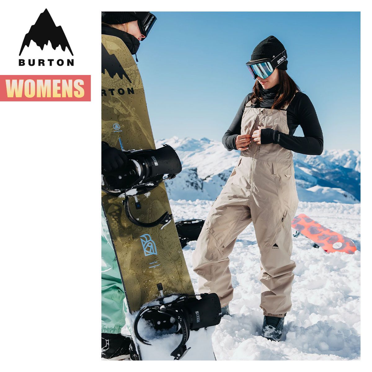 バートン スノーボードウェア レディース ビブパンツ 25-26 Burton