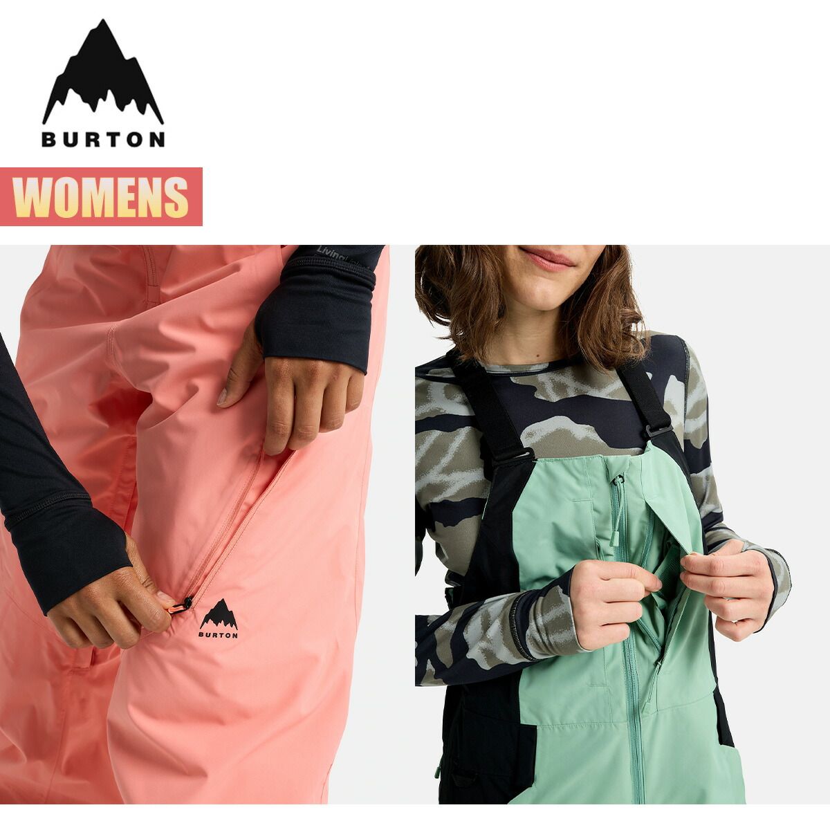 バートン スノーボードウェア レディース ビブパンツ 25-26 Burton