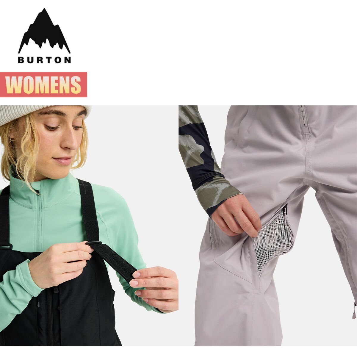 バートン スノーボードウェア レディース ビブパンツ 25-26 Burton