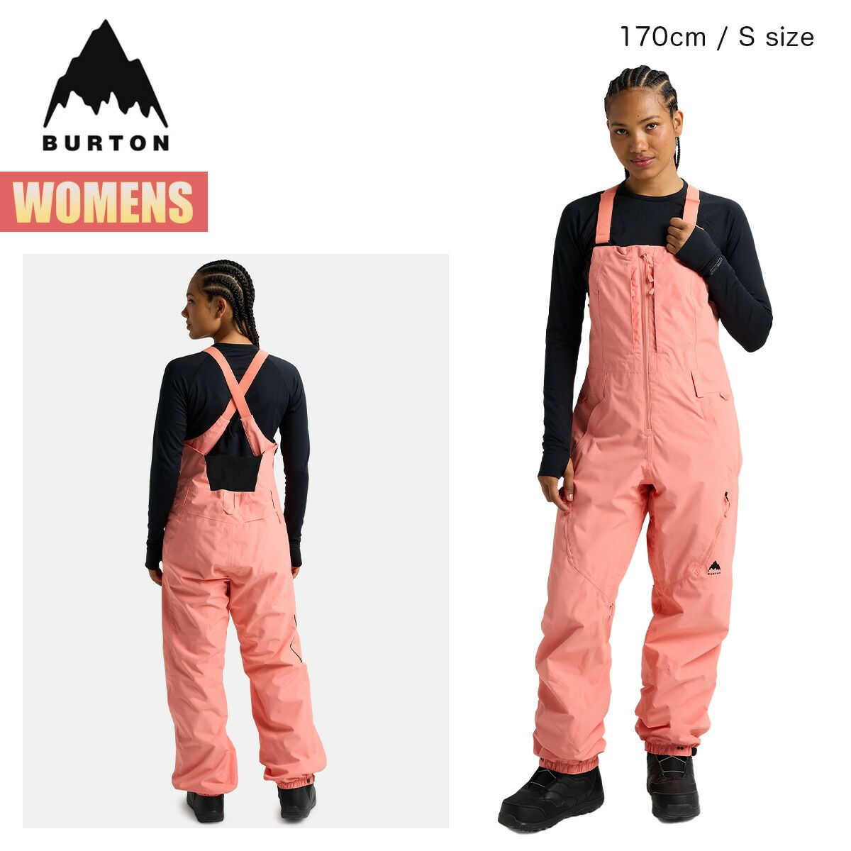 バートン スノーボードウェア レディース ビブパンツ 25-26 Burton