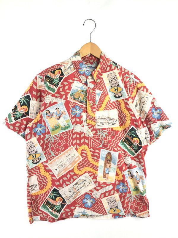 【中古品】 REYN SPOONER レイン スプーナー 90's PULLOVER ALOHA SHIRT プルオーバー アロハ シャツ トップス 【146-260619-rt-18-tagh】