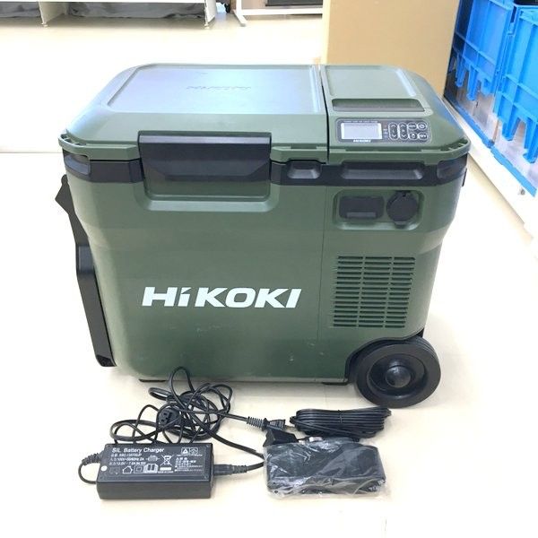 HiKOKI ハイコーキ コードレス冷温庫 UL18DC フォレストグリーン 14.4/18V アウトドア キャンプ 保温 クーラーボックス★DT872