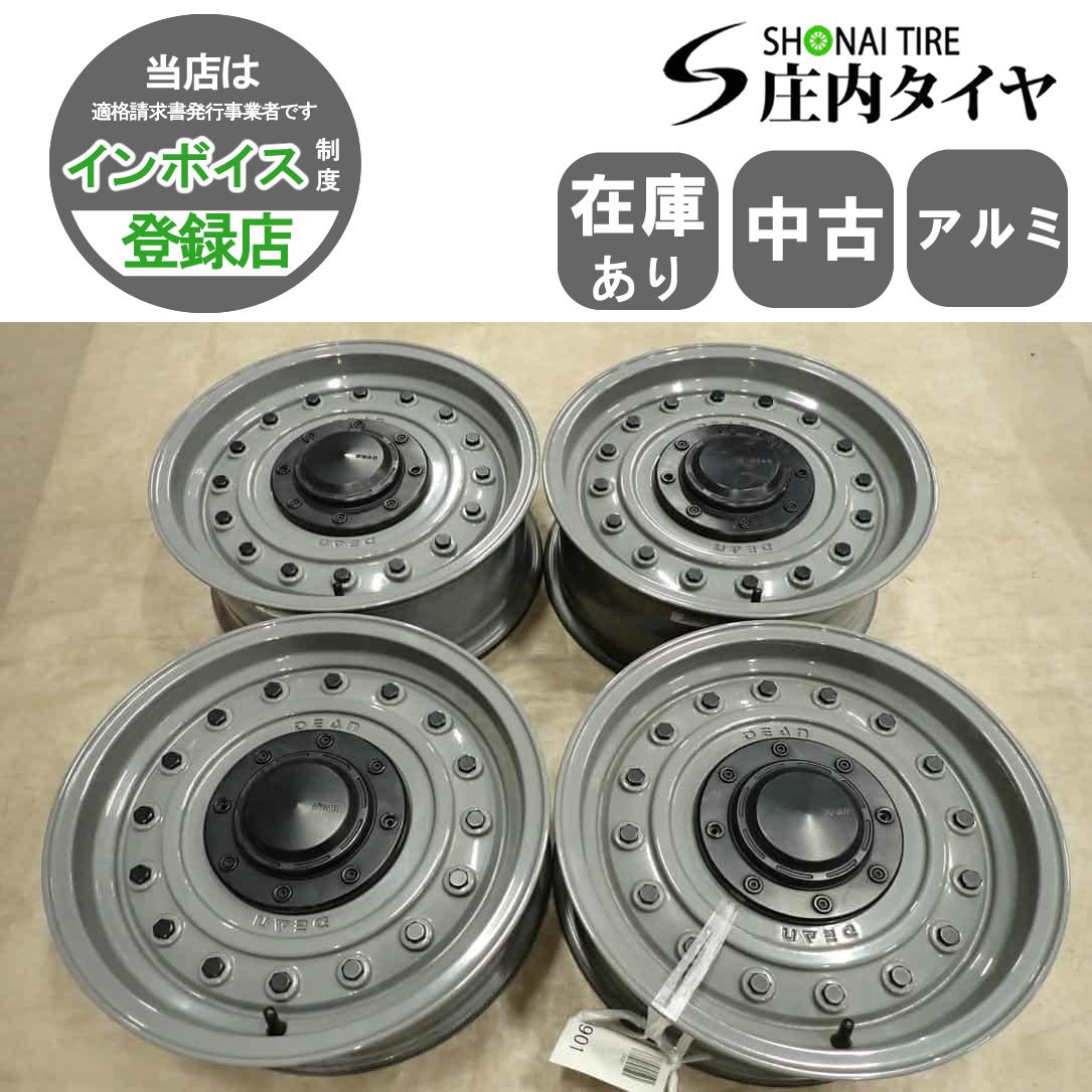 4本 会社宛 送料無料 16×6.5J DEAN ディーン コロラド アルミ 6穴 PCD 139.7mm +38 ハブ径106mm ハイエース レジアスエース 特価 NO,I4901