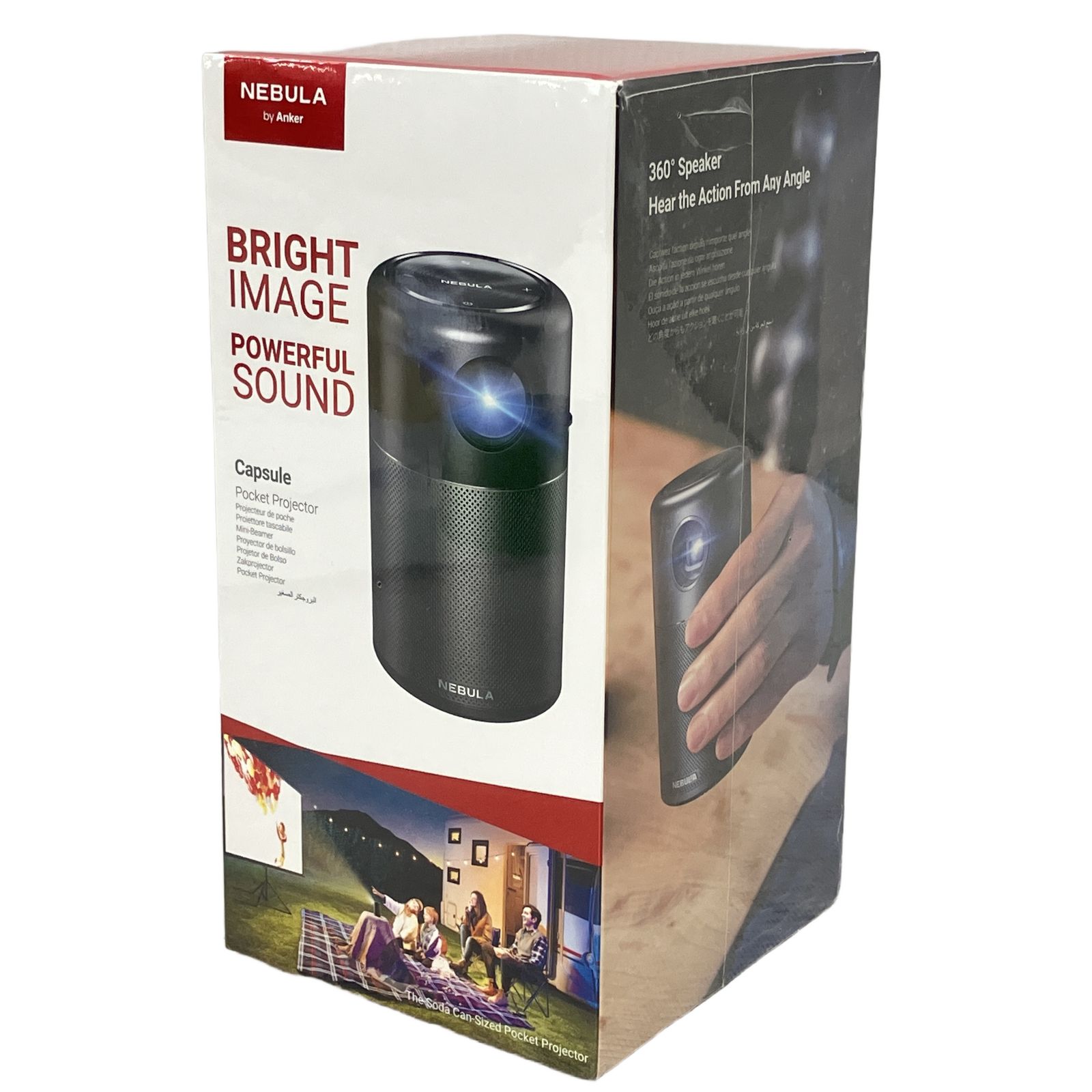 Anker D4111512 Nebula Capsule Black 2 モバイルプロジェクター ネビュラ カプセル アンカー 家電 未開封 未使用 W11355066