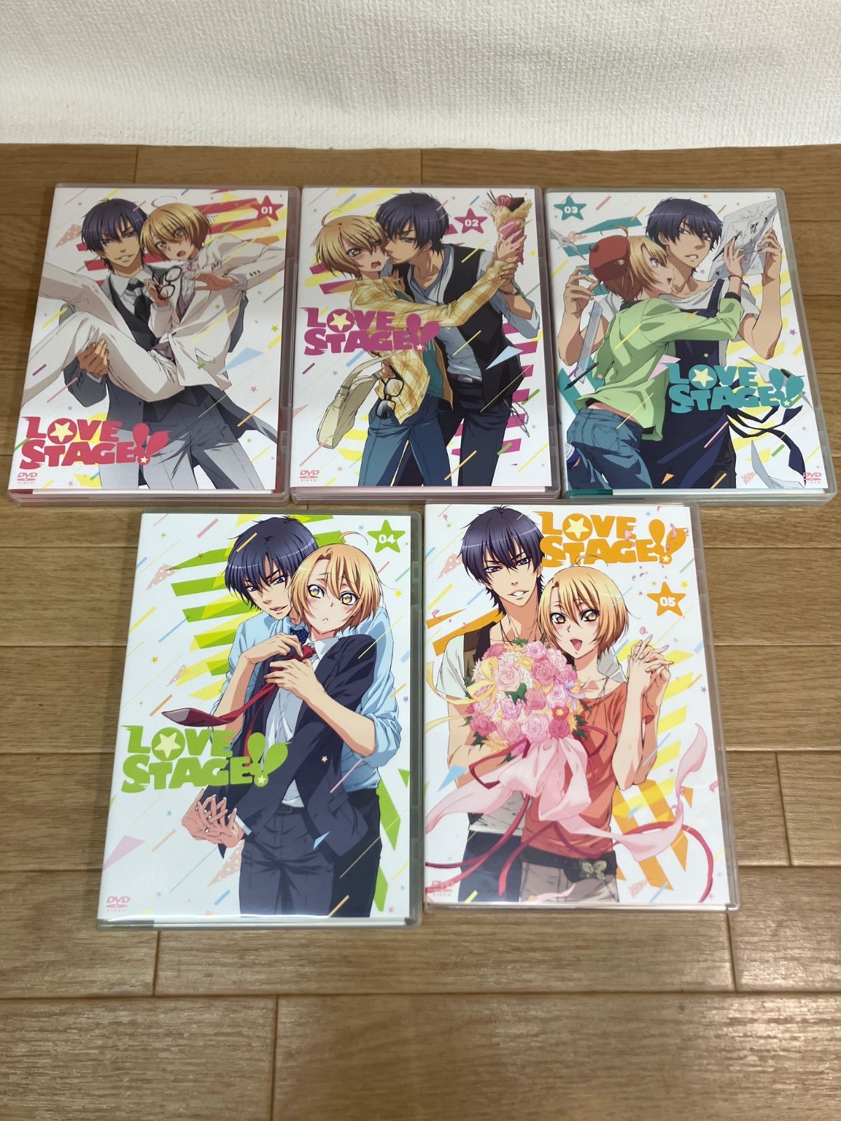 ☆LOVE STAGE!! 限定版 第1~第5巻 5巻セット [DVD] 《IU19I》S2 