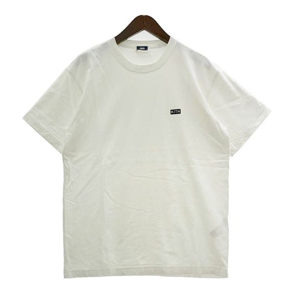 KITH キス Tシャツ カットソー 半袖 LAX Tee KH3575 ワンポイントロゴ オーバーサイズ メンズ Mサイズ ホワイト トップス DM19442■