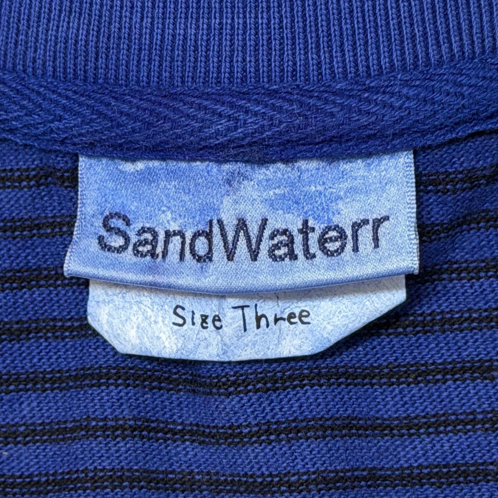 参考上代17600円 未使用 SandWaterr ORGANIZED TEE NS 9OZ COTTON